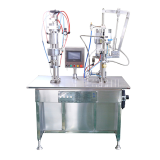 Machine de remplissage semi-automatique d'aérosol de gel de rasage